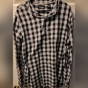Chaps Long Sleeve Flannel Shirt XL